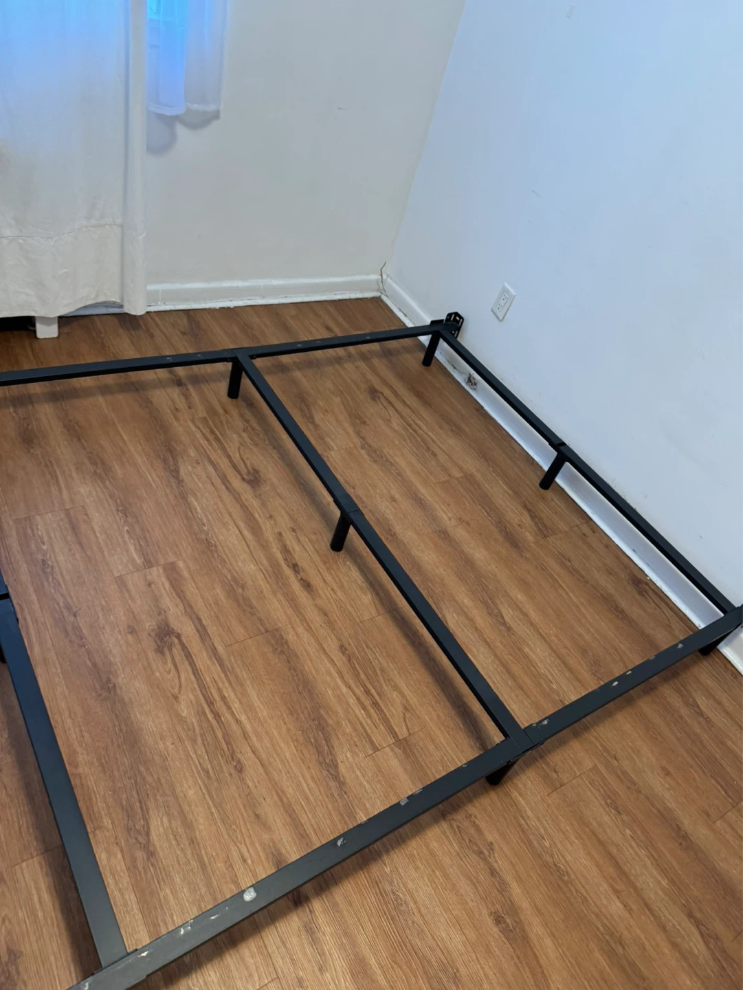 Black Metal Bed Frame - photo 2
