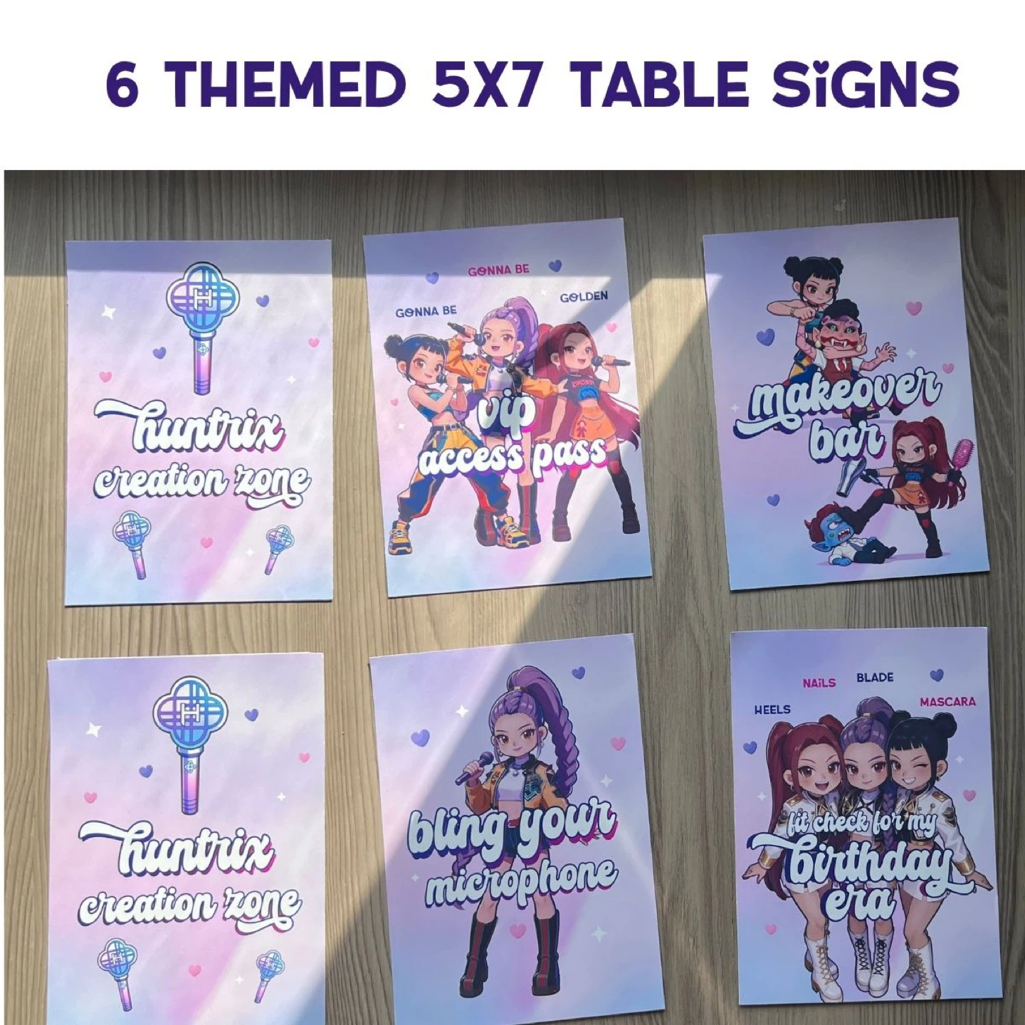 K-Pop Birthday Party Decor Set - photo 3