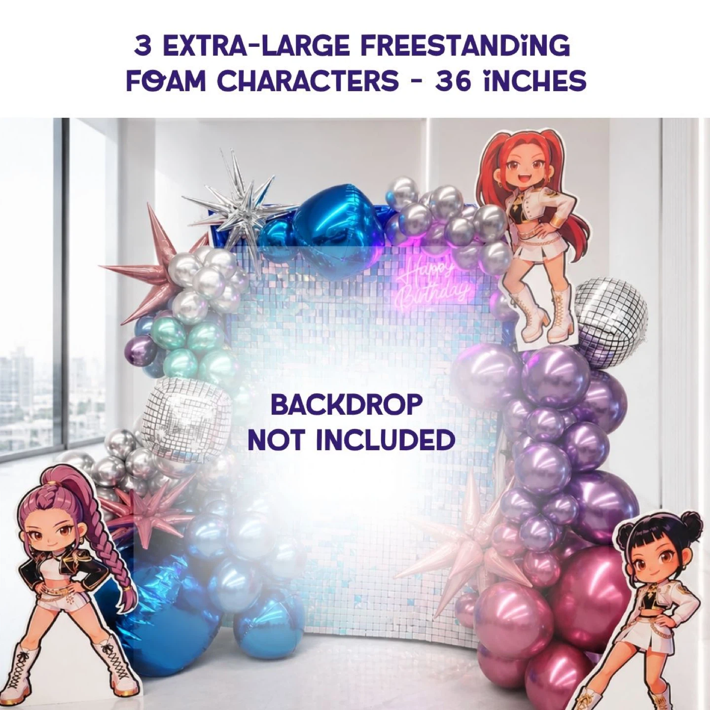 K-Pop Birthday Party Decor Set