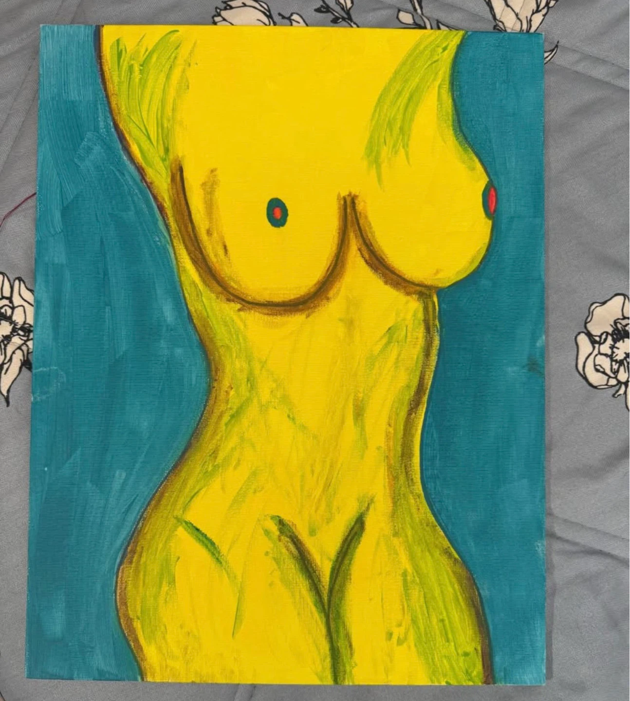 Abstract Torso Painting