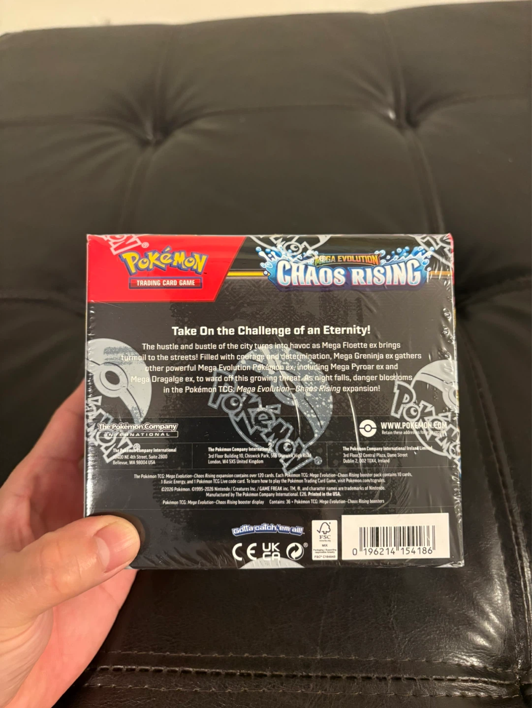 Pokémon Chaos Rising Booster Box (36 packs) - photo 4