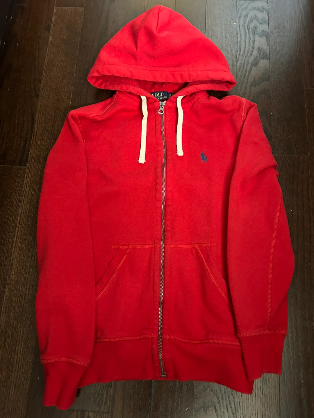 Ralph Lauren Red Zip-Up Hoodie