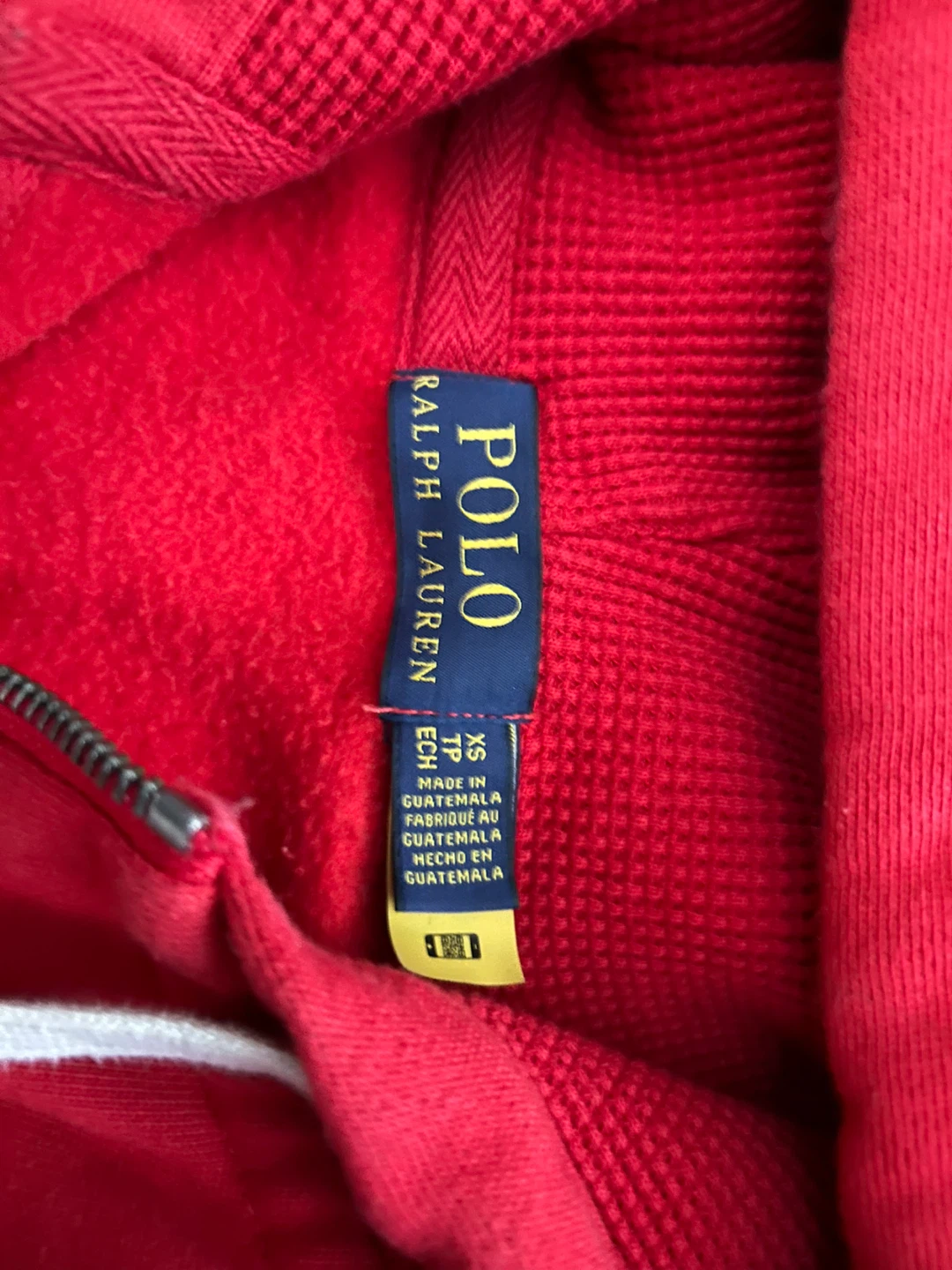 Ralph Lauren Red Zip-Up Hoodie - photo 2
