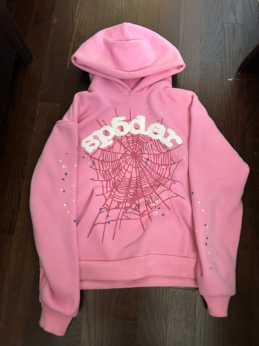 Spider Pink Hoodie Size S