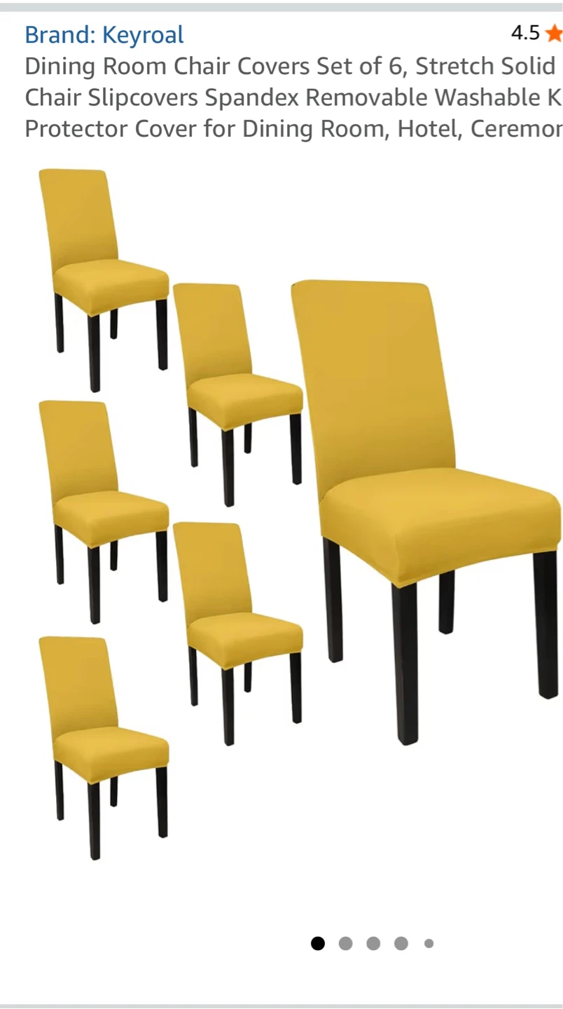 Keyroal Dining Room Chair Covers - Set of 6