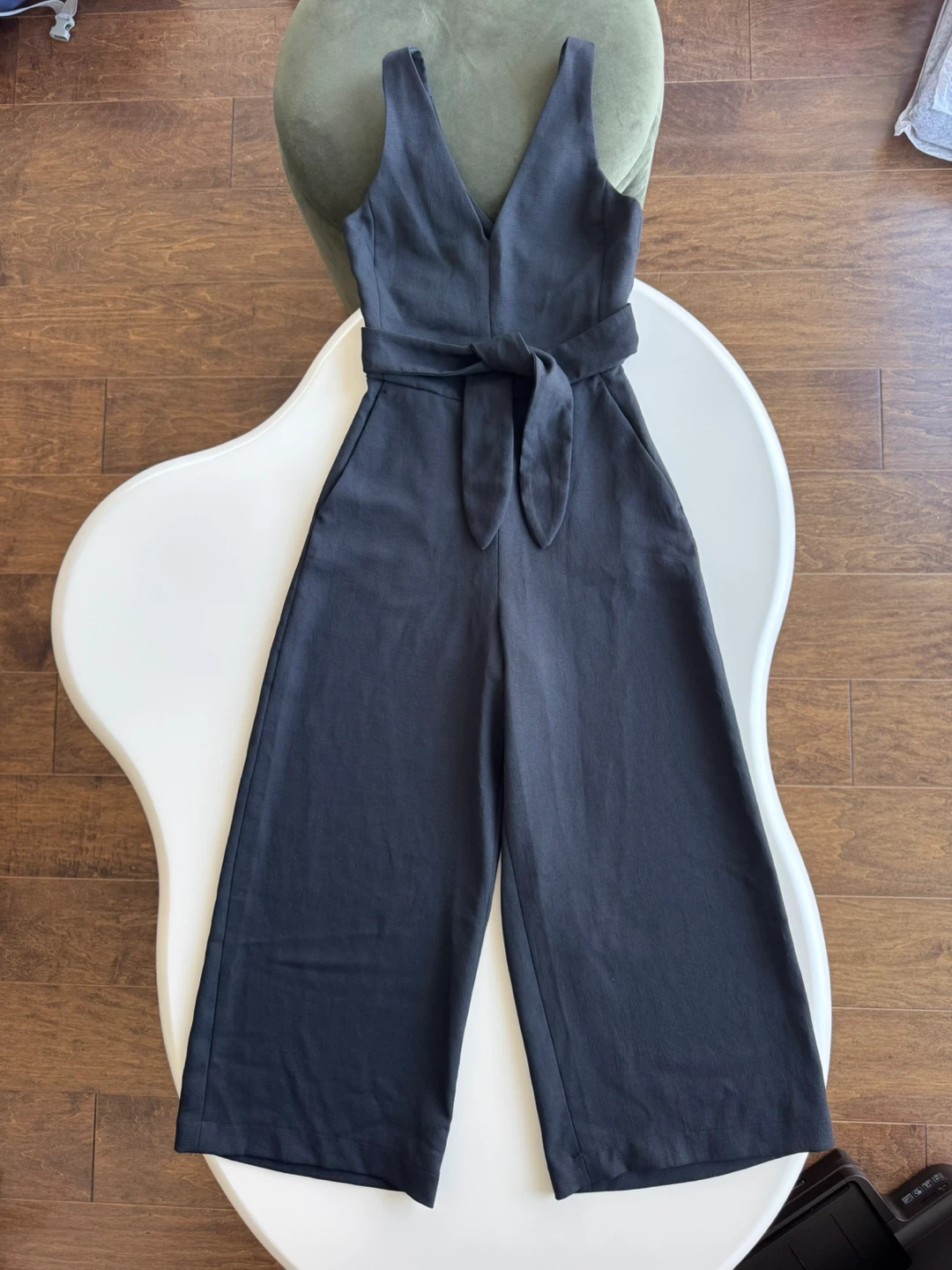 Wilfred Black Sleeveless Wide Leg Jumpsuit - Size 00