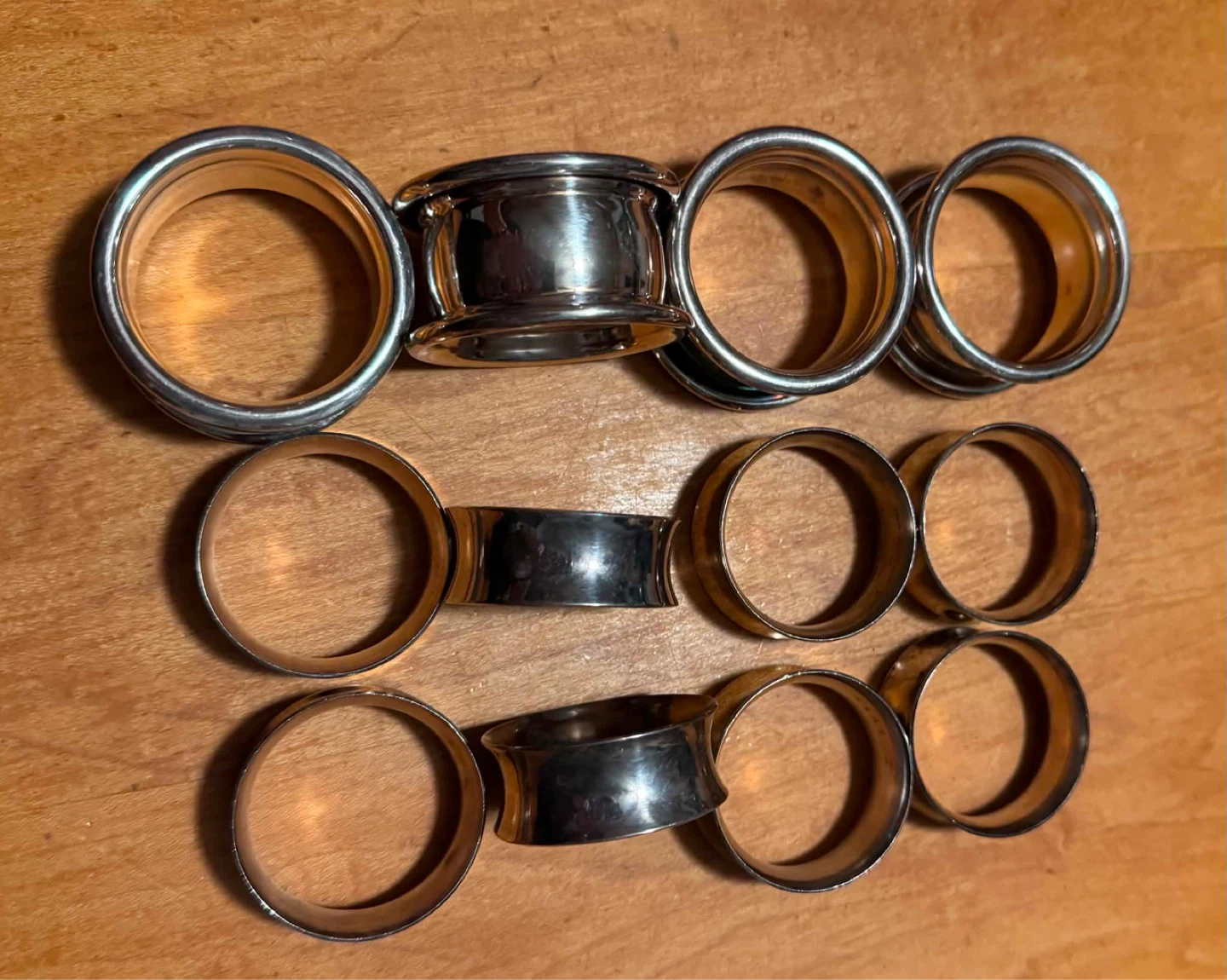 Napkin rings, used