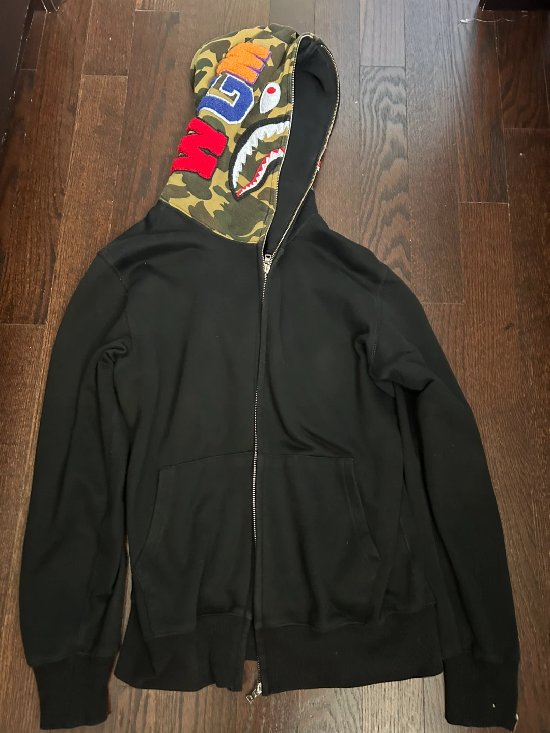 BAPE Full Zip Hoodie Shark Camo