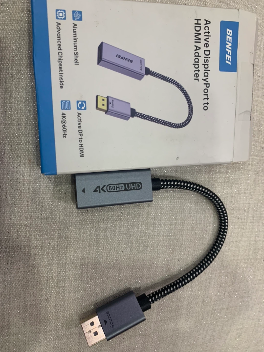 BENFEI Active DisplayPort to HDMI Adapter 4K@60Hz - photo 5
