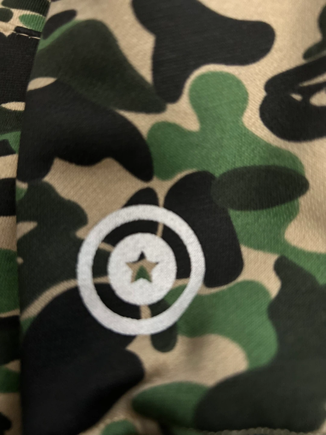 BAPE Full Zip Hoodie Camo Size M - photo 5