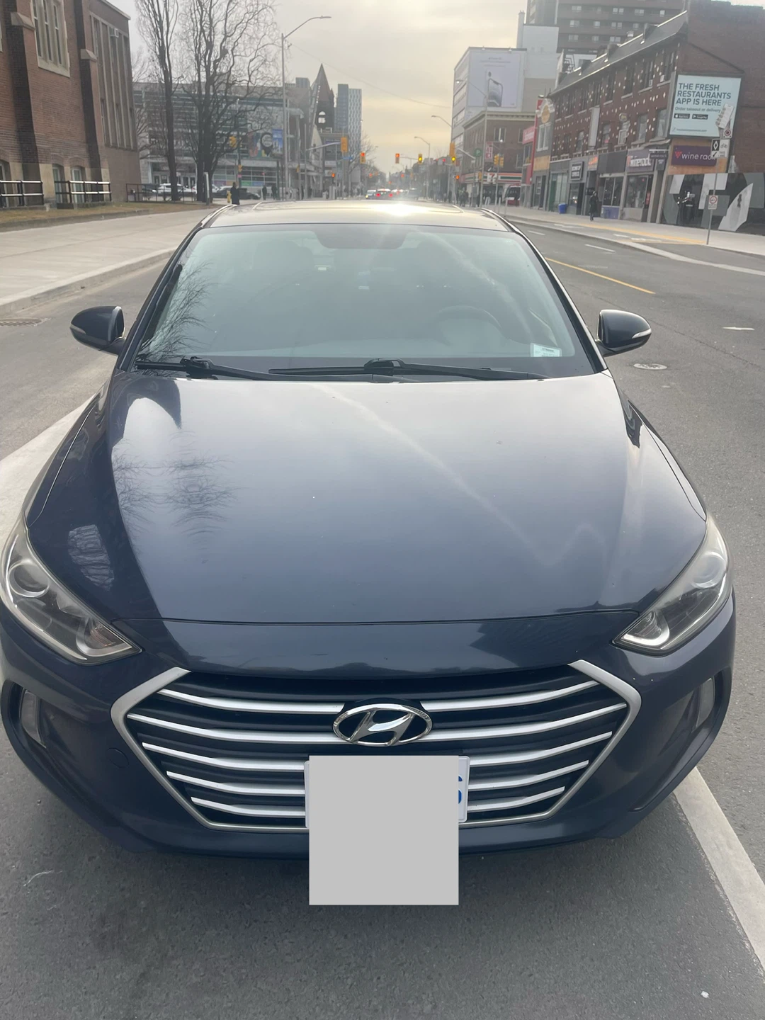 2018 Hyundai Elantra Sedan Dark Blue