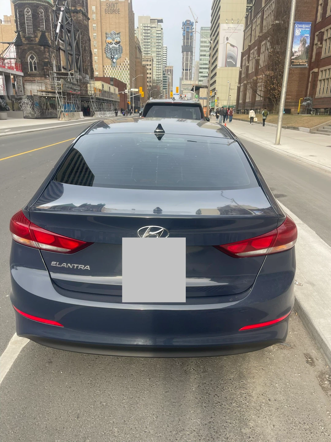 2018 Hyundai Elantra Sedan Dark Blue - photo 2