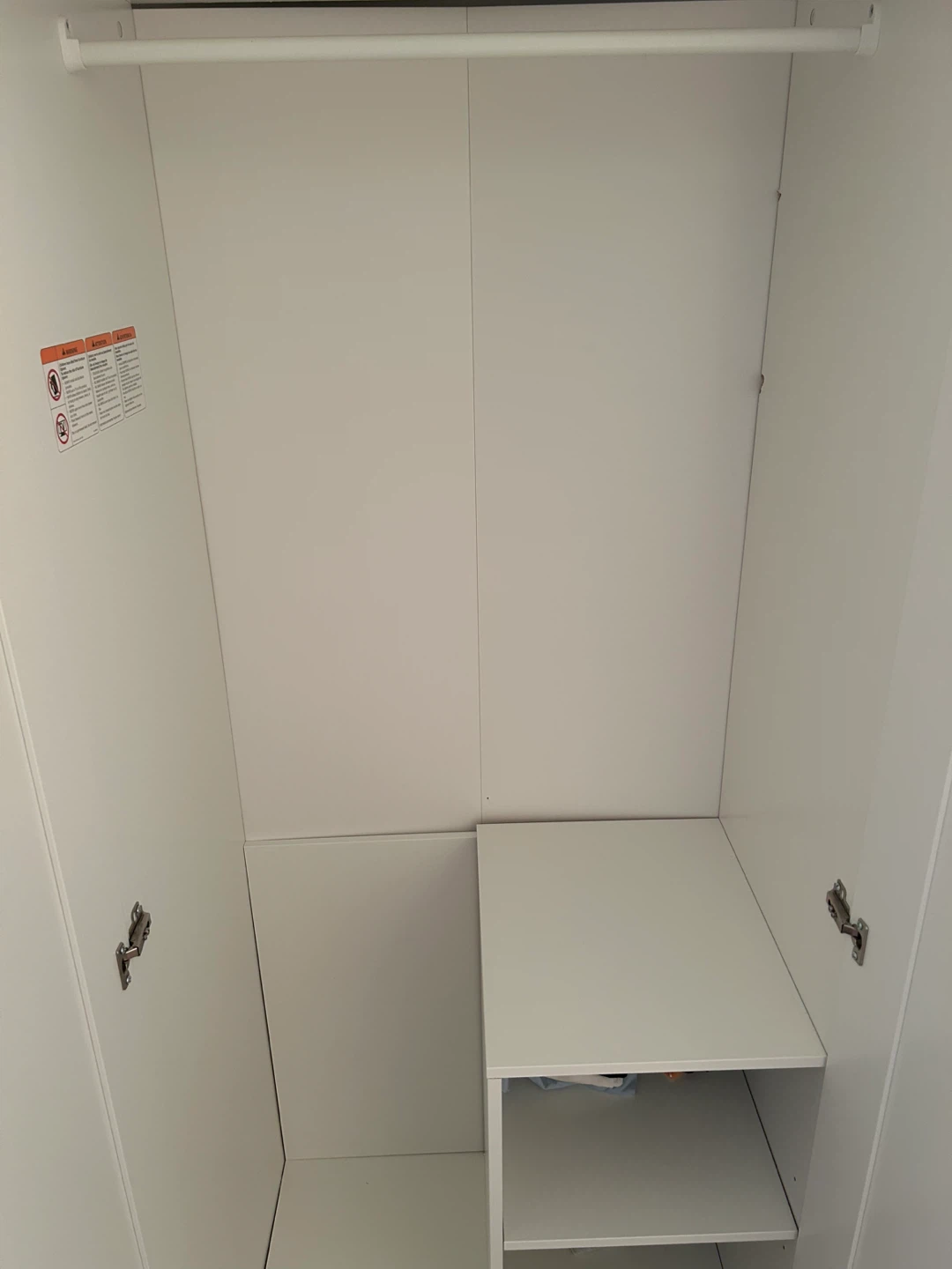White Double Door Wardrobe - photo 3