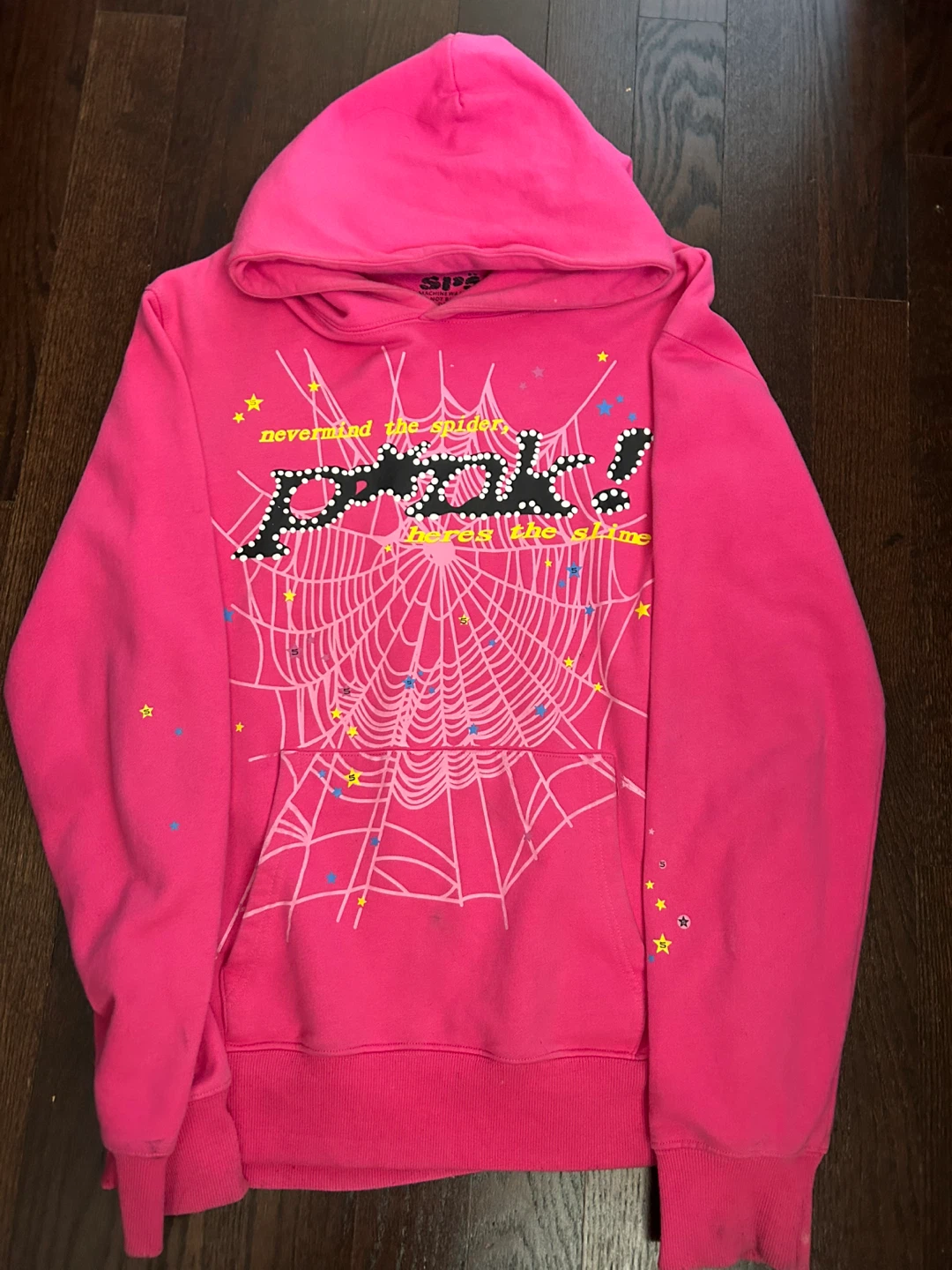Spider Hoodie Pink