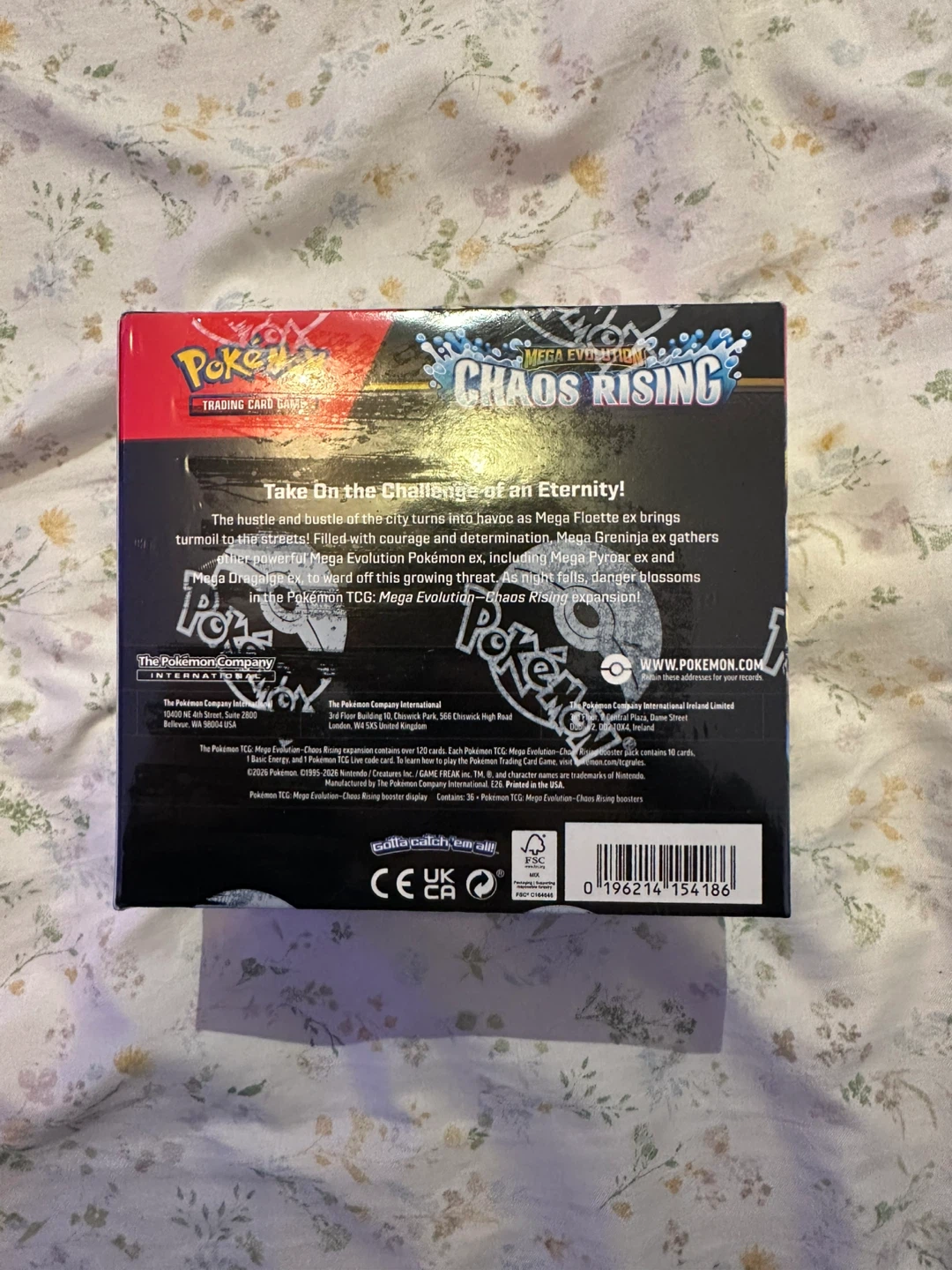 Pokemon TCG Mega Evolution Chaos Rising Booster Box - photo 2