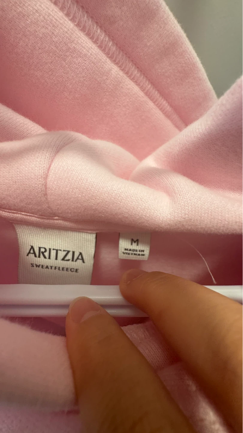 Aritzia sweatfleece perfect hoodie villa pink - photo 3