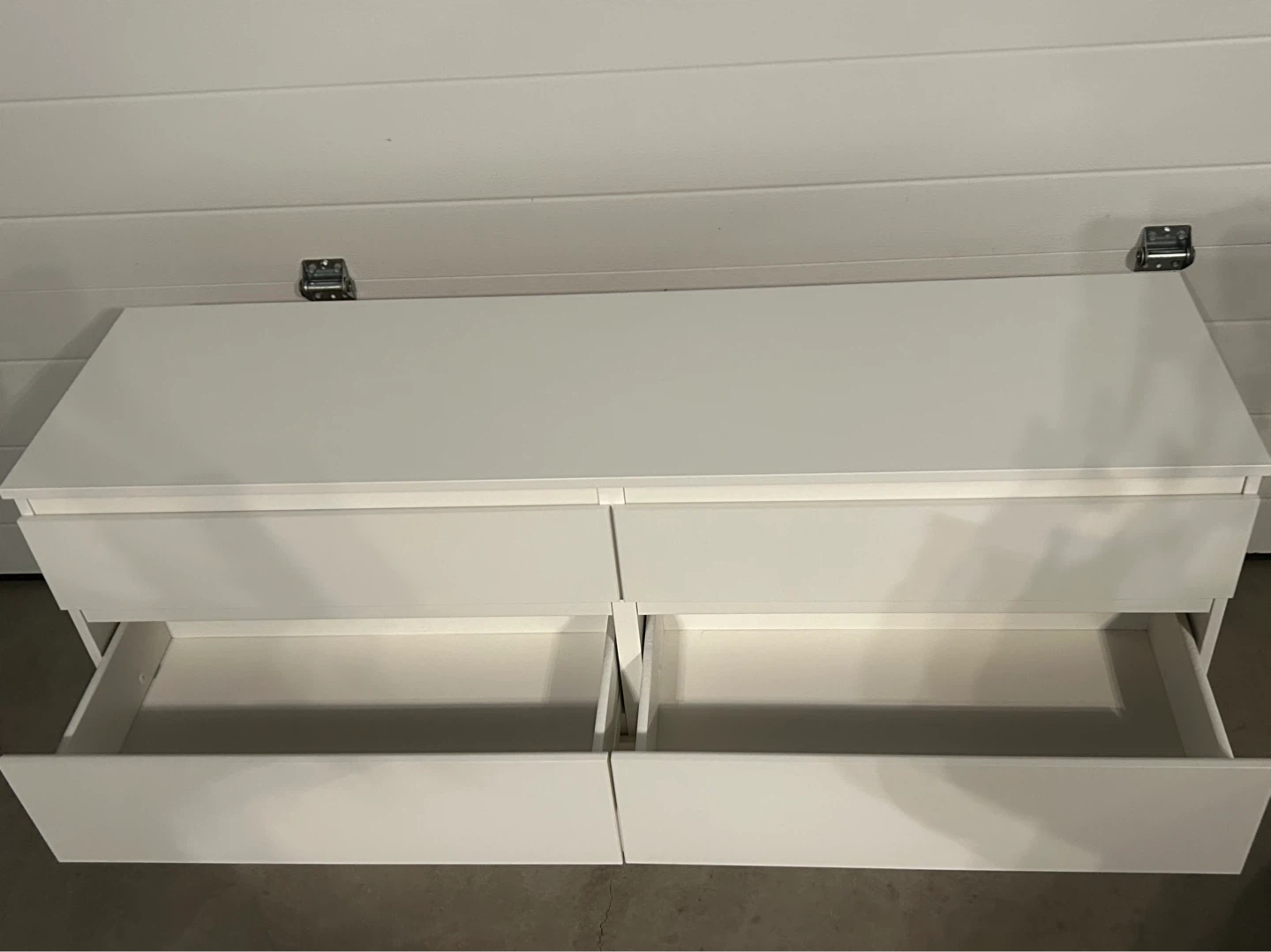 IKEA MALM long dresser white 6 drawers - photo 3