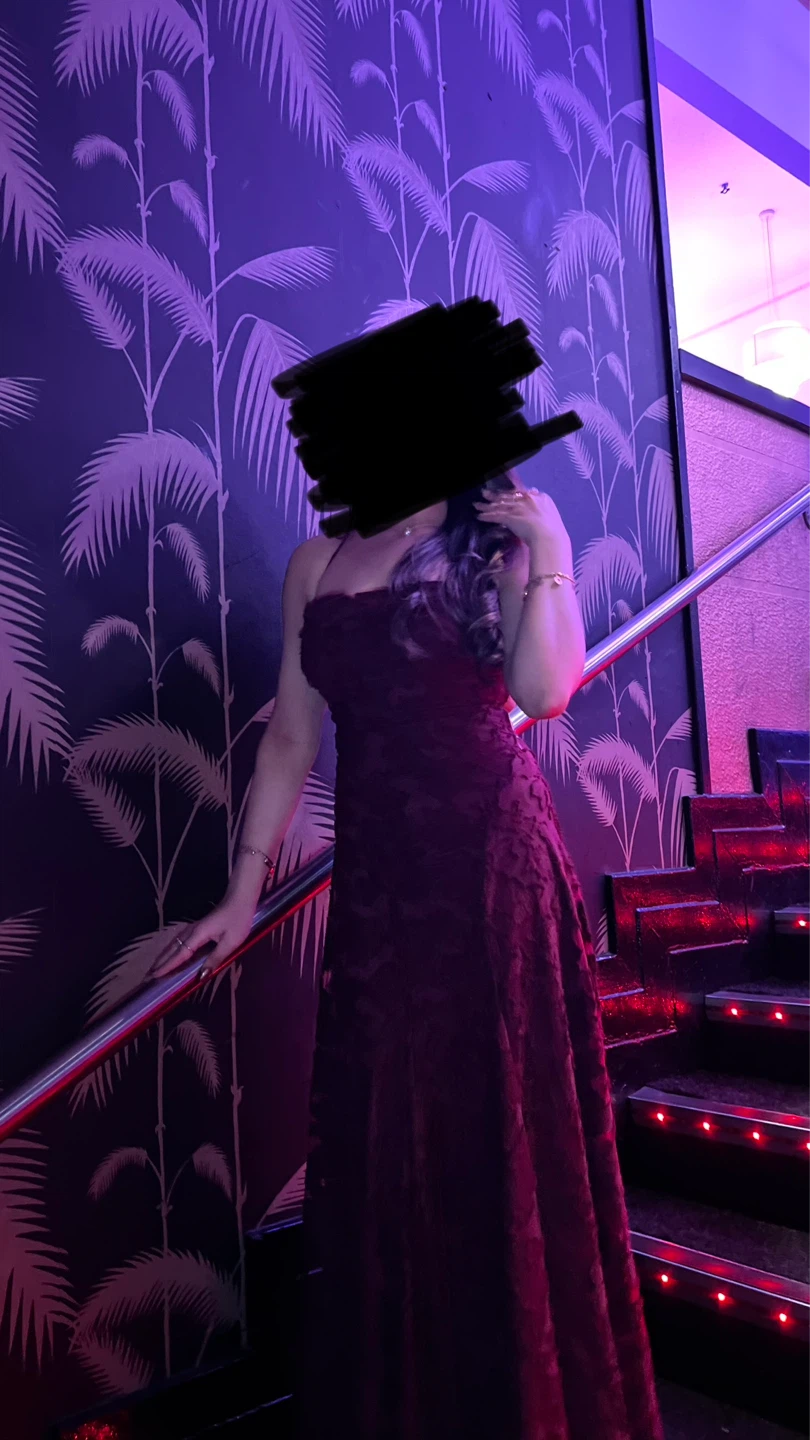 Burgundy Lace  Maxi Dress - photo 2