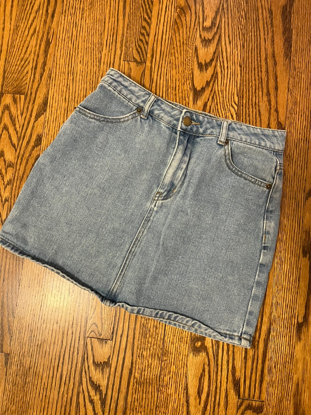 Forever 21 Denim Mini Skirt - Light Wash