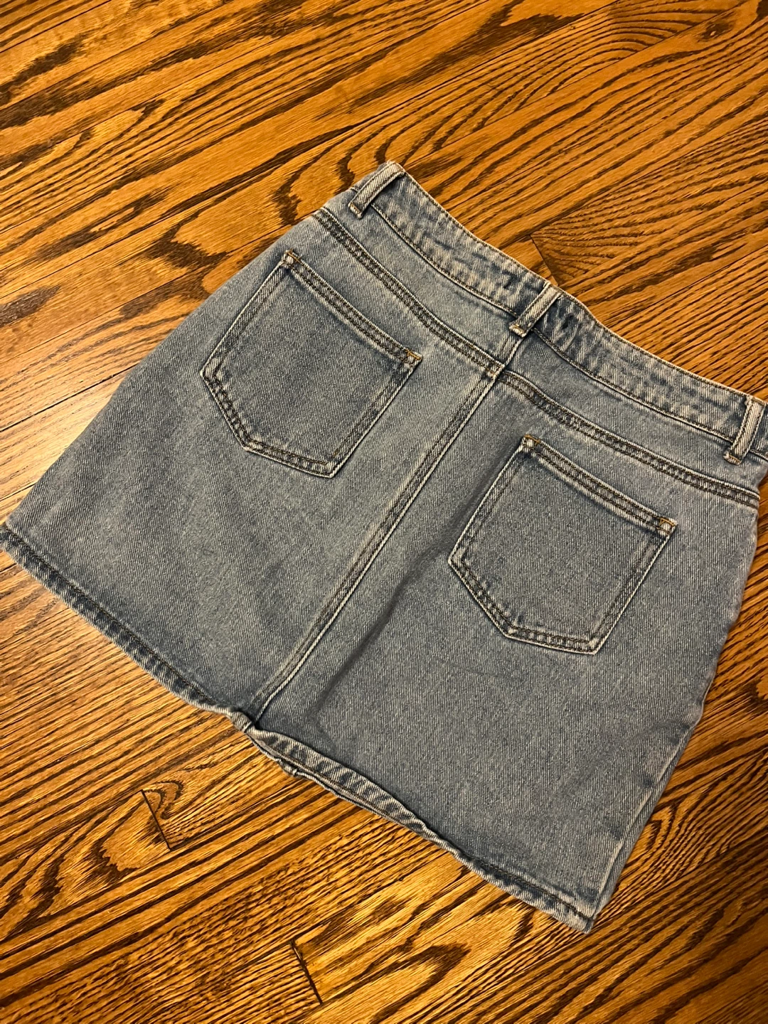 Forever 21 Denim Mini Skirt - Light Wash - photo 3