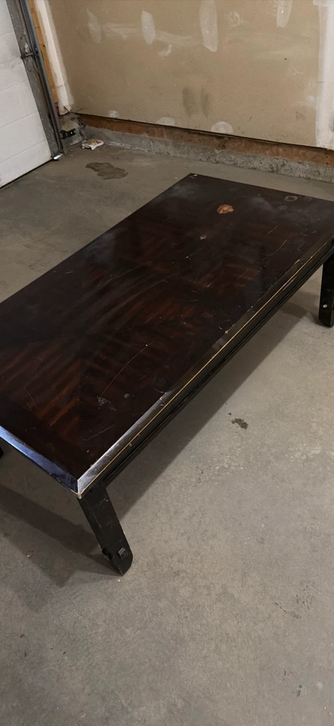 Dark Wood Coffee Table - photo 2