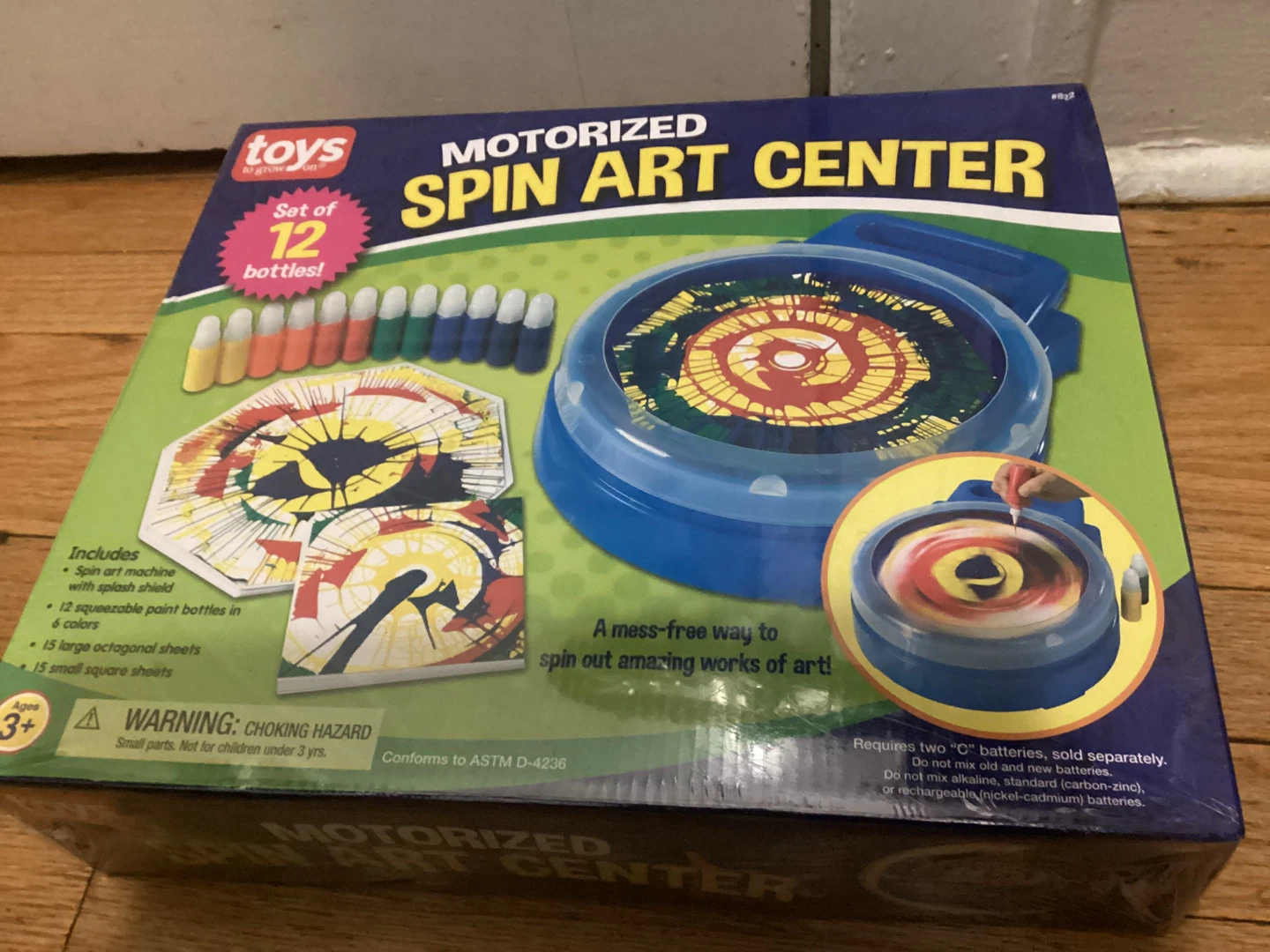 New unopened Motorized Spin Art Center Toy