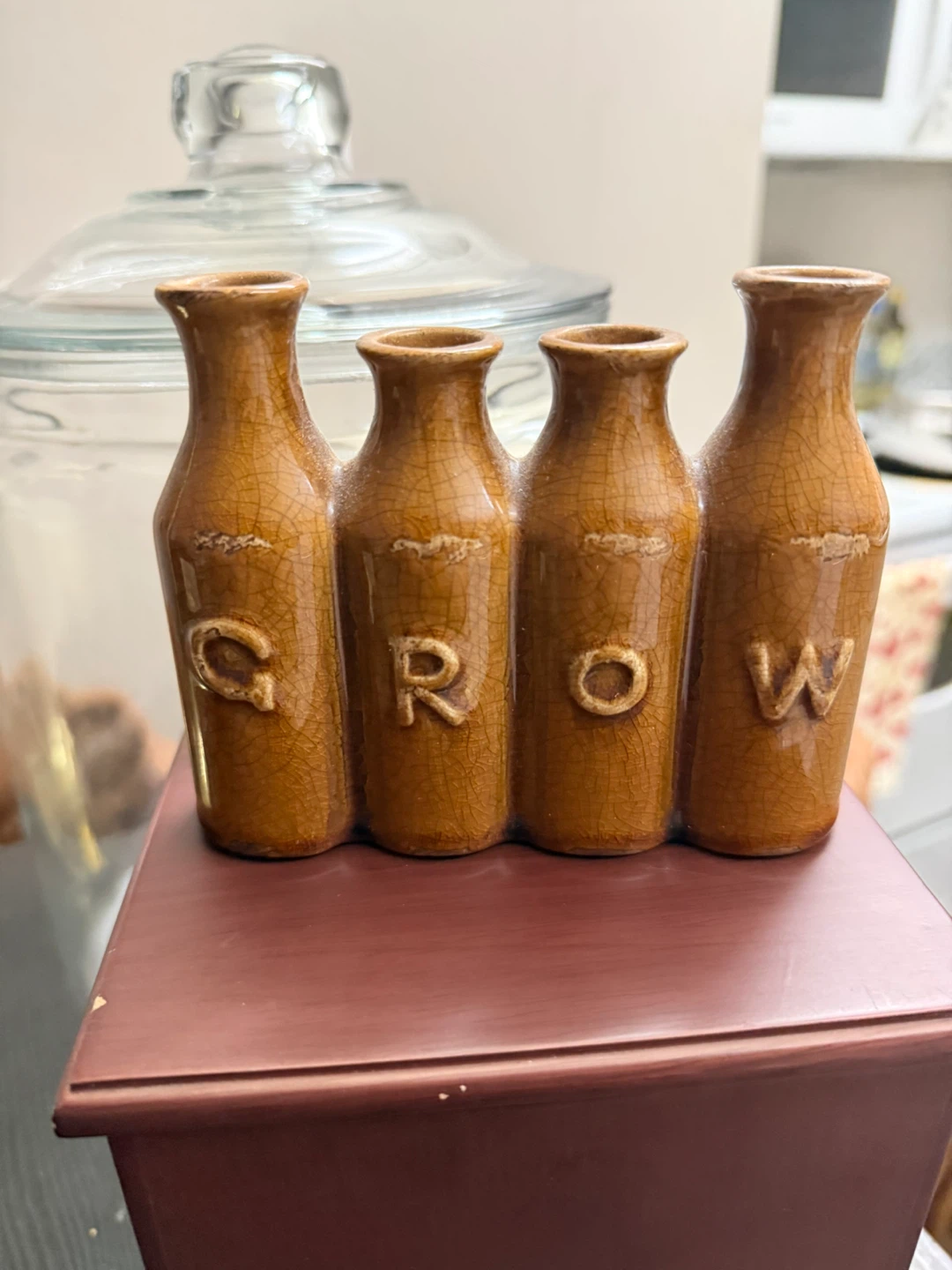 Ceramic "GROW" Bud Vase Set - photo 2