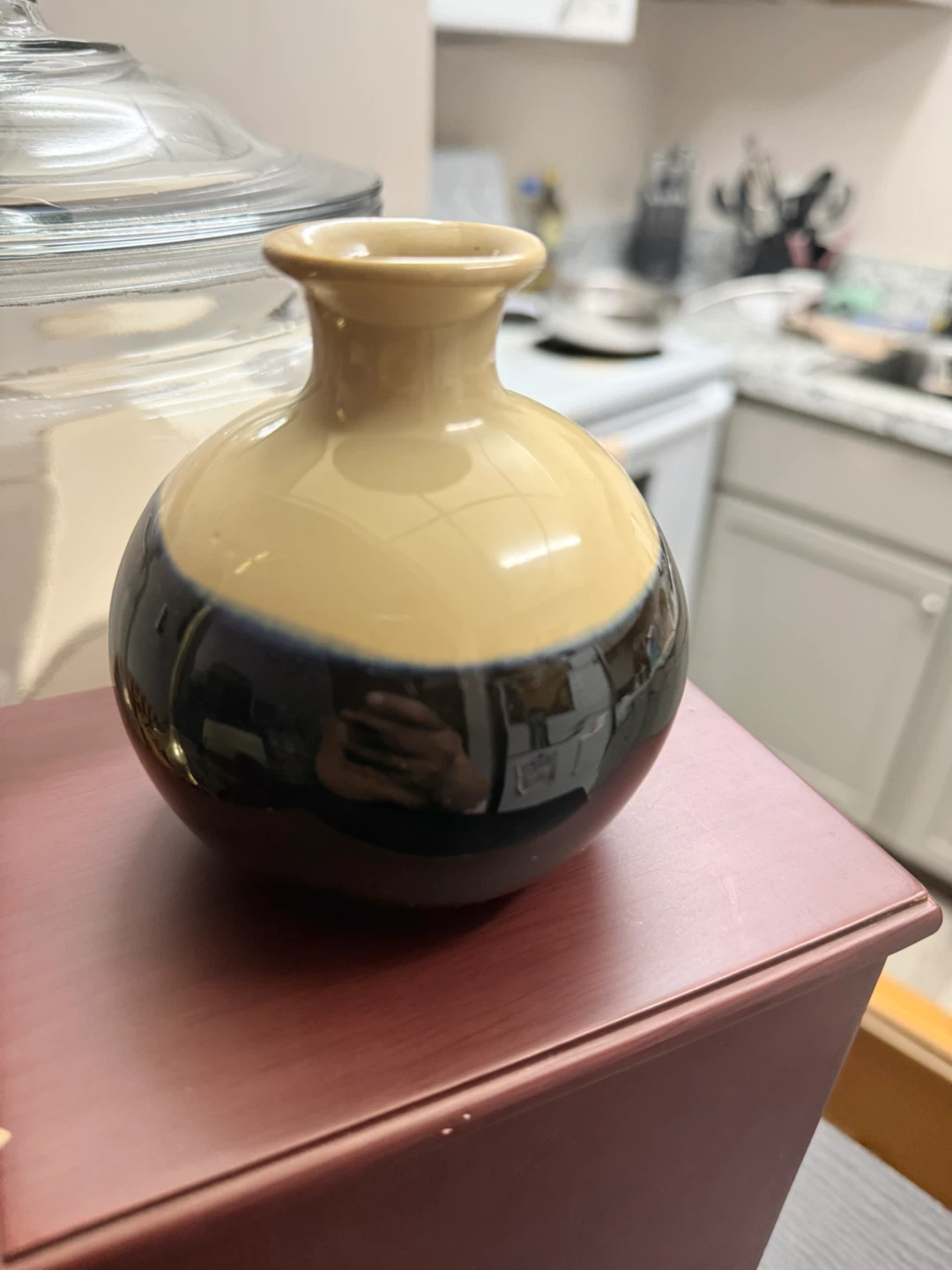 Small vintage Ceramic Bud Vase - photo 2