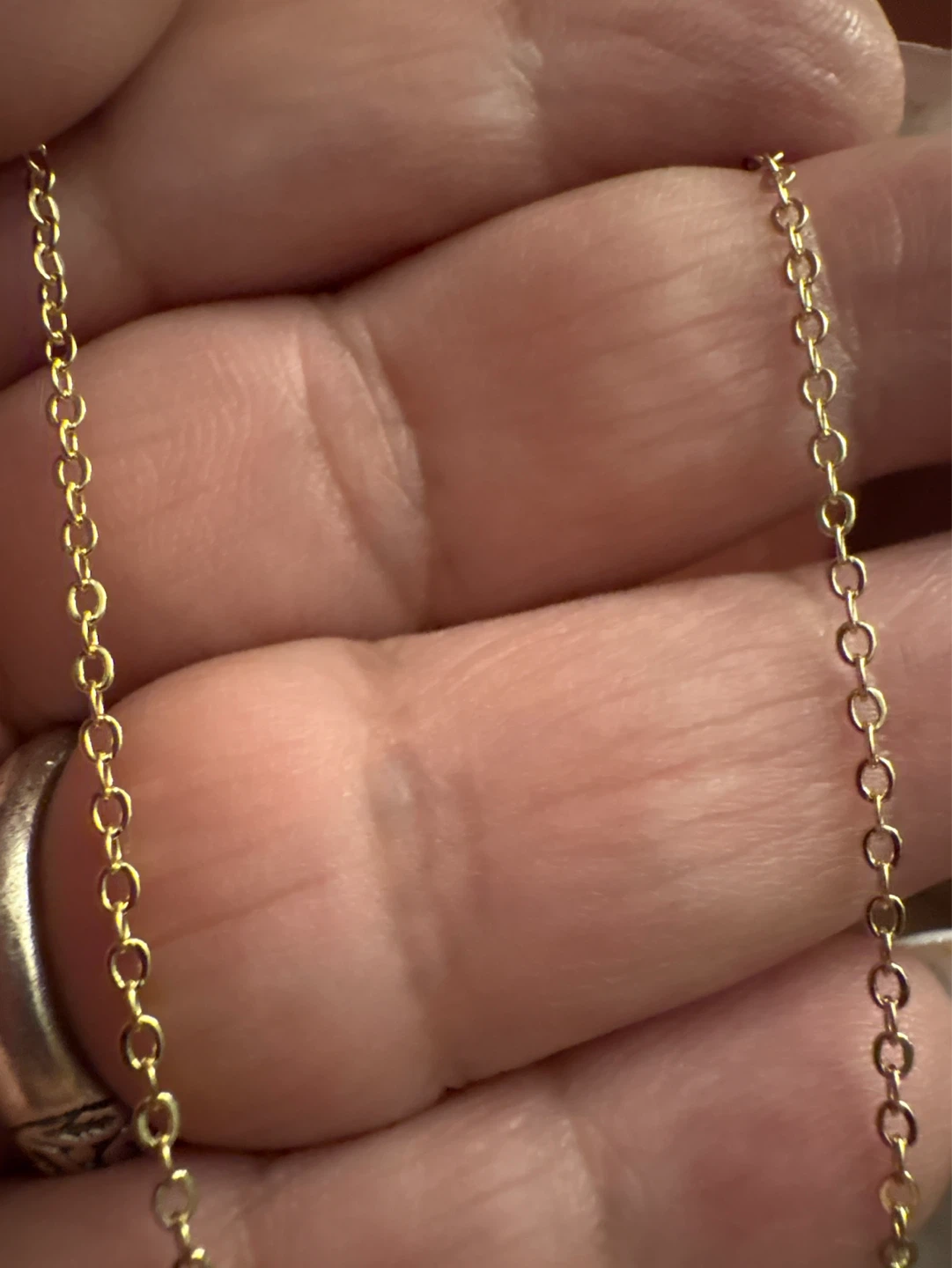 New Gold tone necklace with white clover charms - photo 5