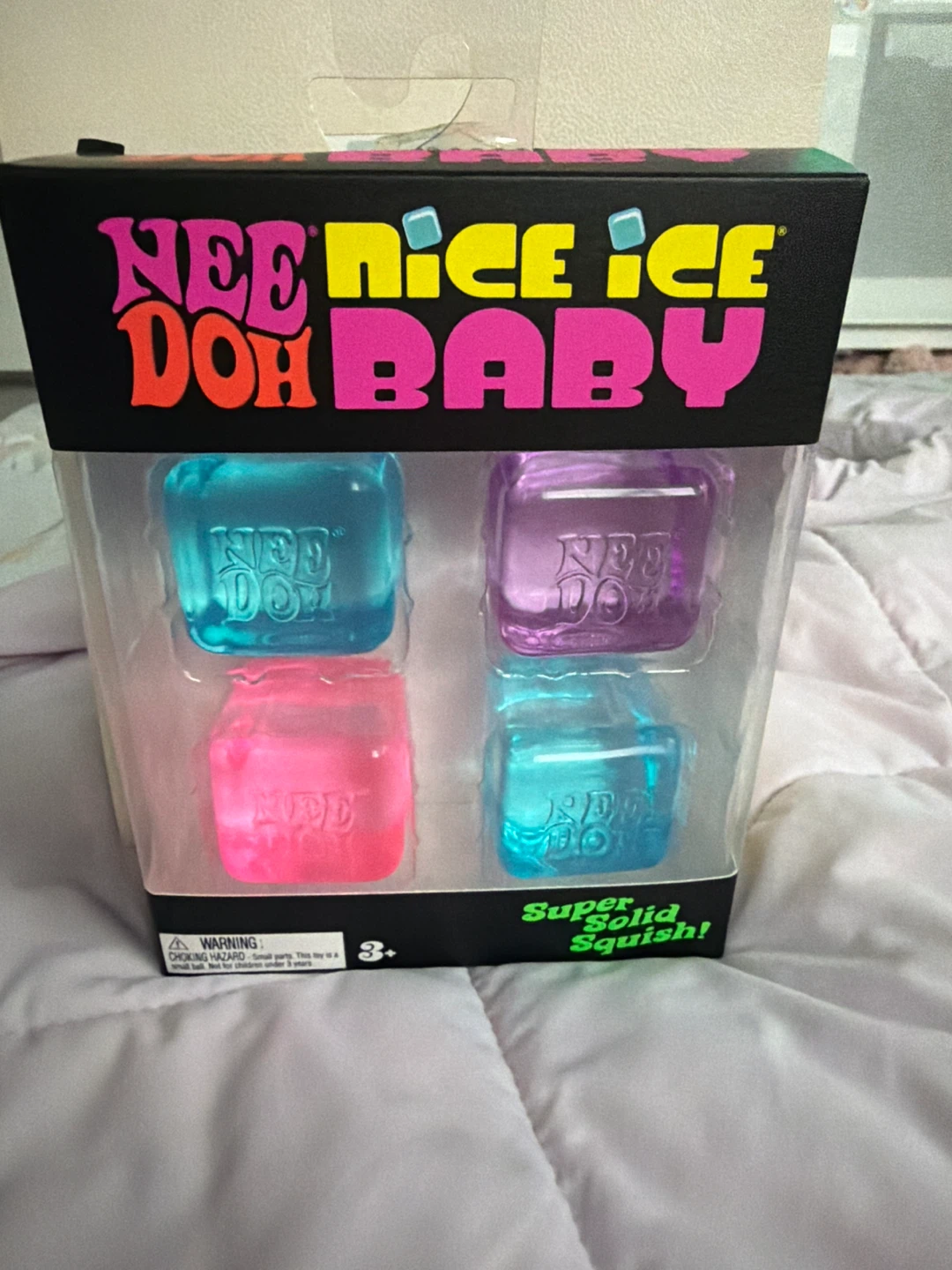 Nee Doh Nice Ice Baby Super Solid Squish Toy Set