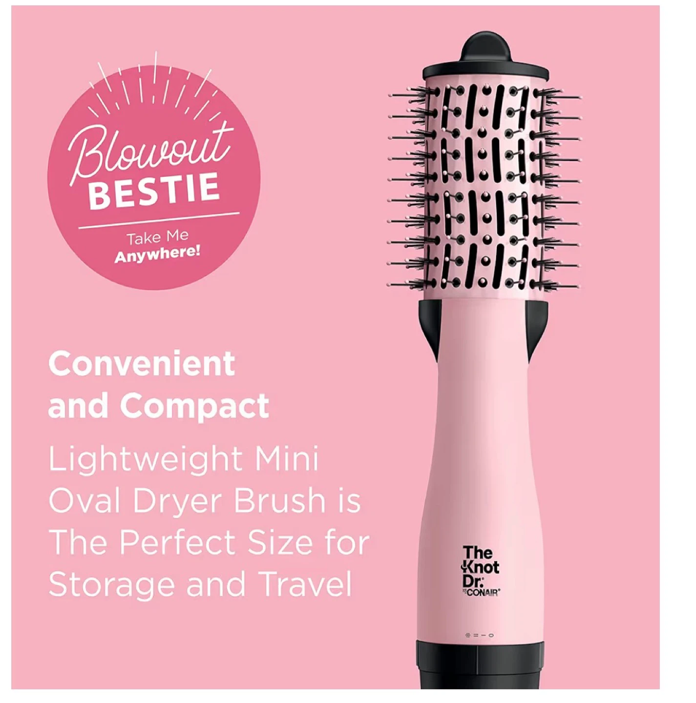 The Knot Dr. for Conair All-in-One Compact Oval Dryer Brush