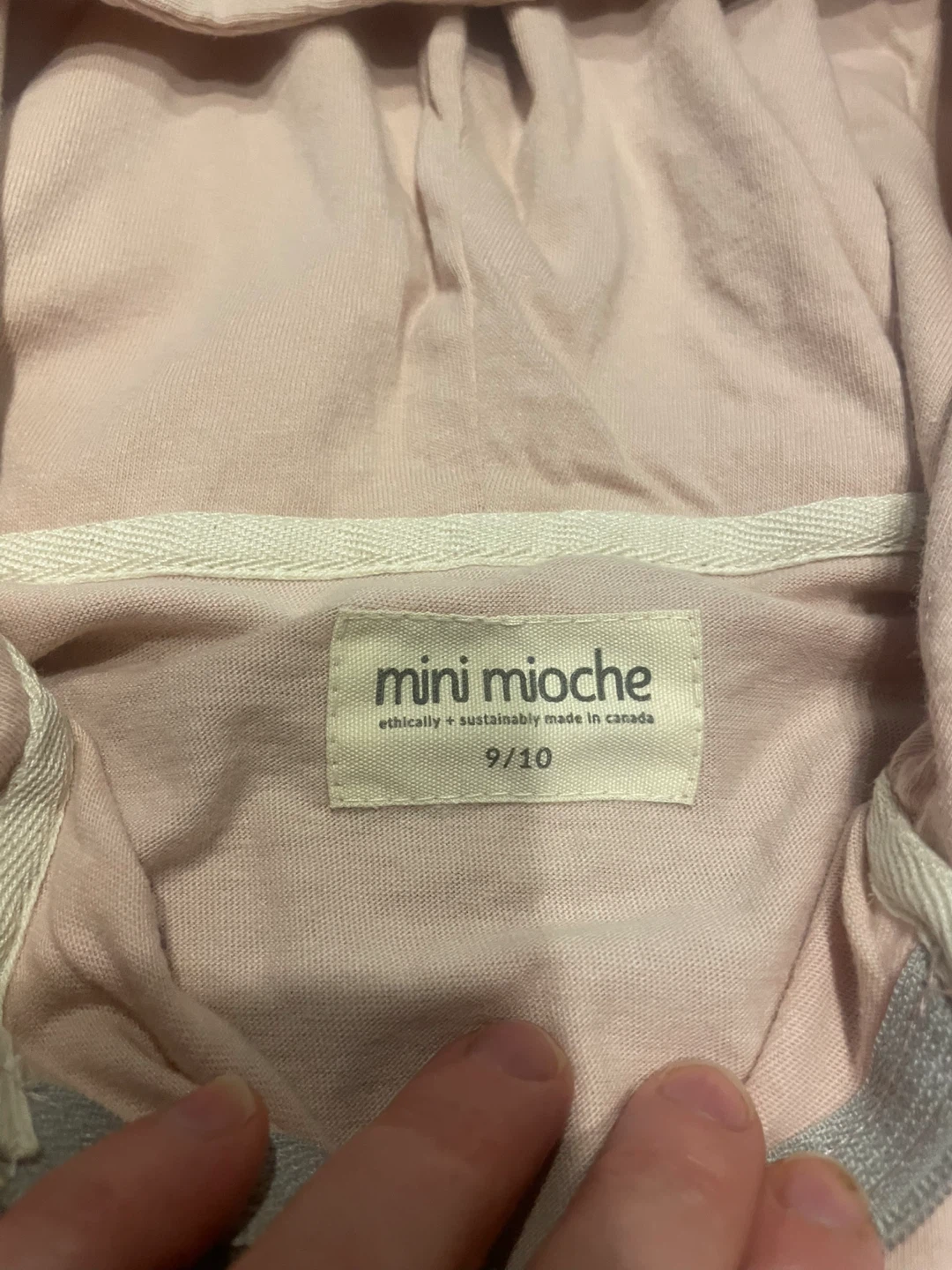 Mini Mioche Pink Zip-Up Hoodie - Size 9/10 - photo 2