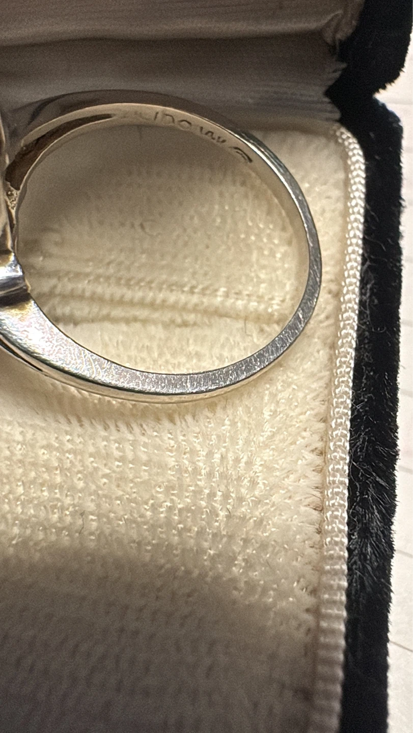 14K Gold Hematite ring in Simpson's Box - photo 2