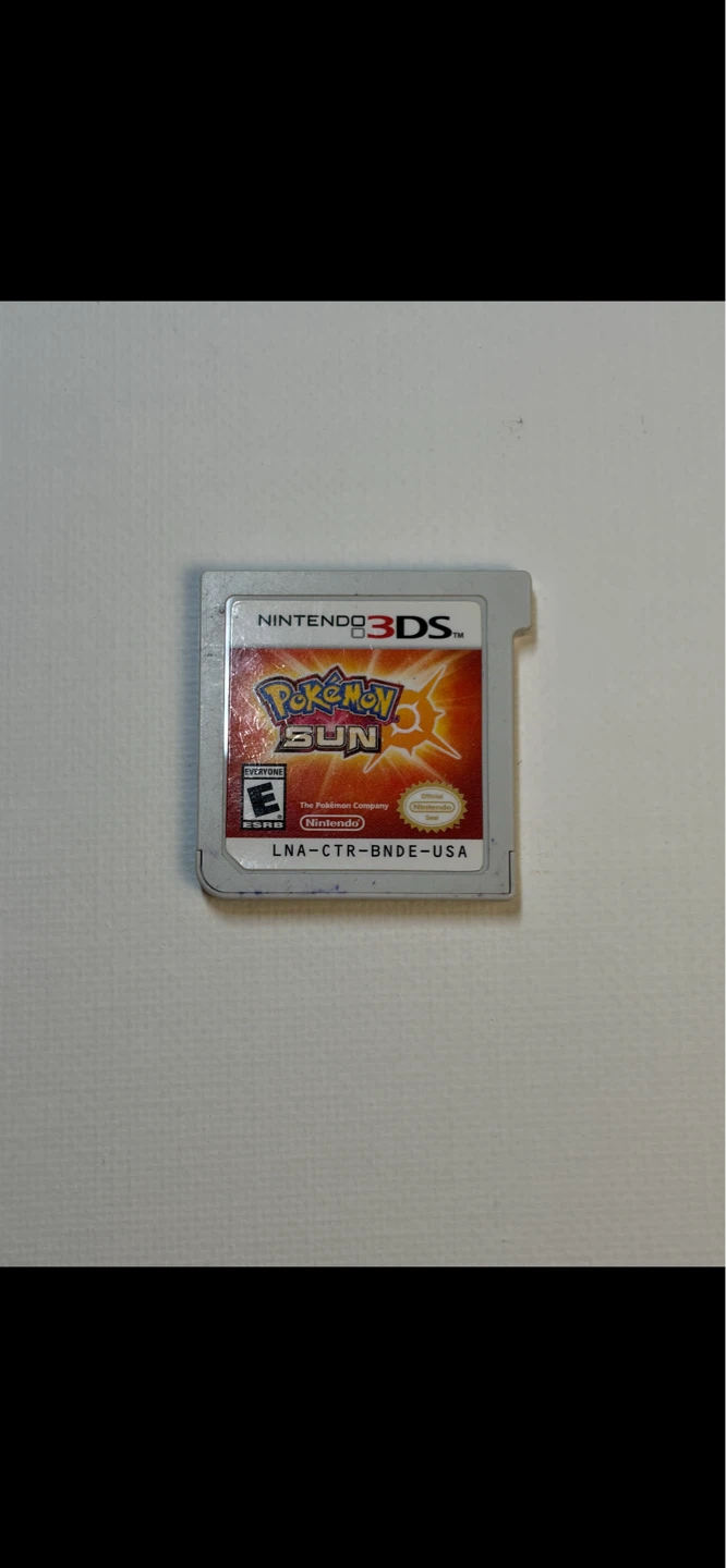 Nintendo 3DS Pokémon Sun Game Cartridge