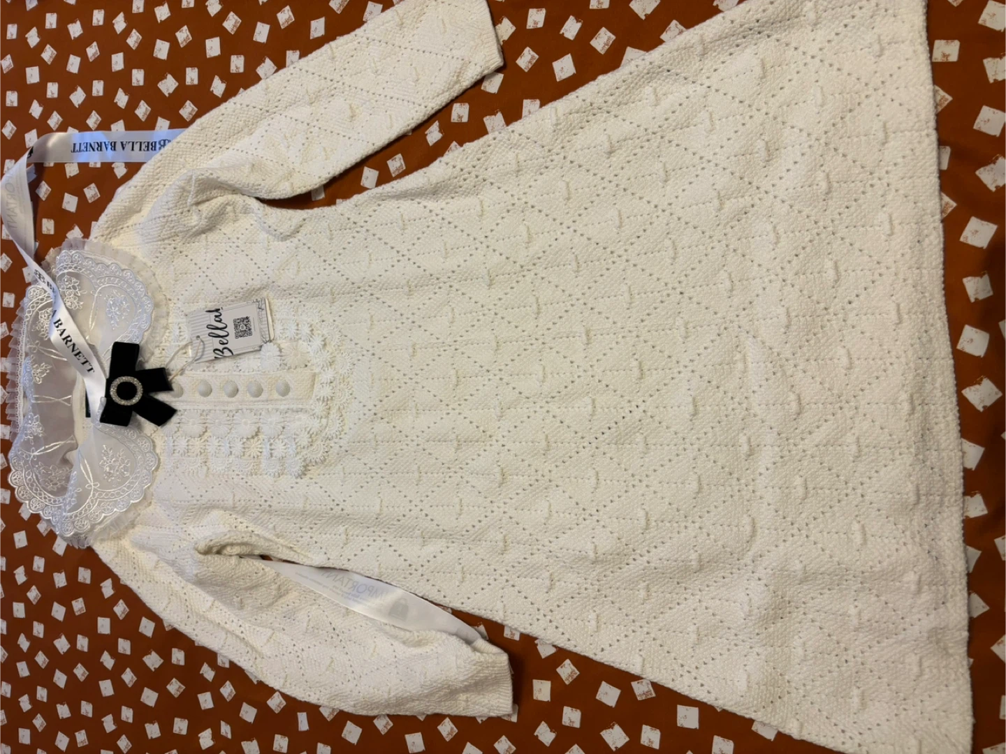Bella Barnett White Crochet Mini Dress - photo 5