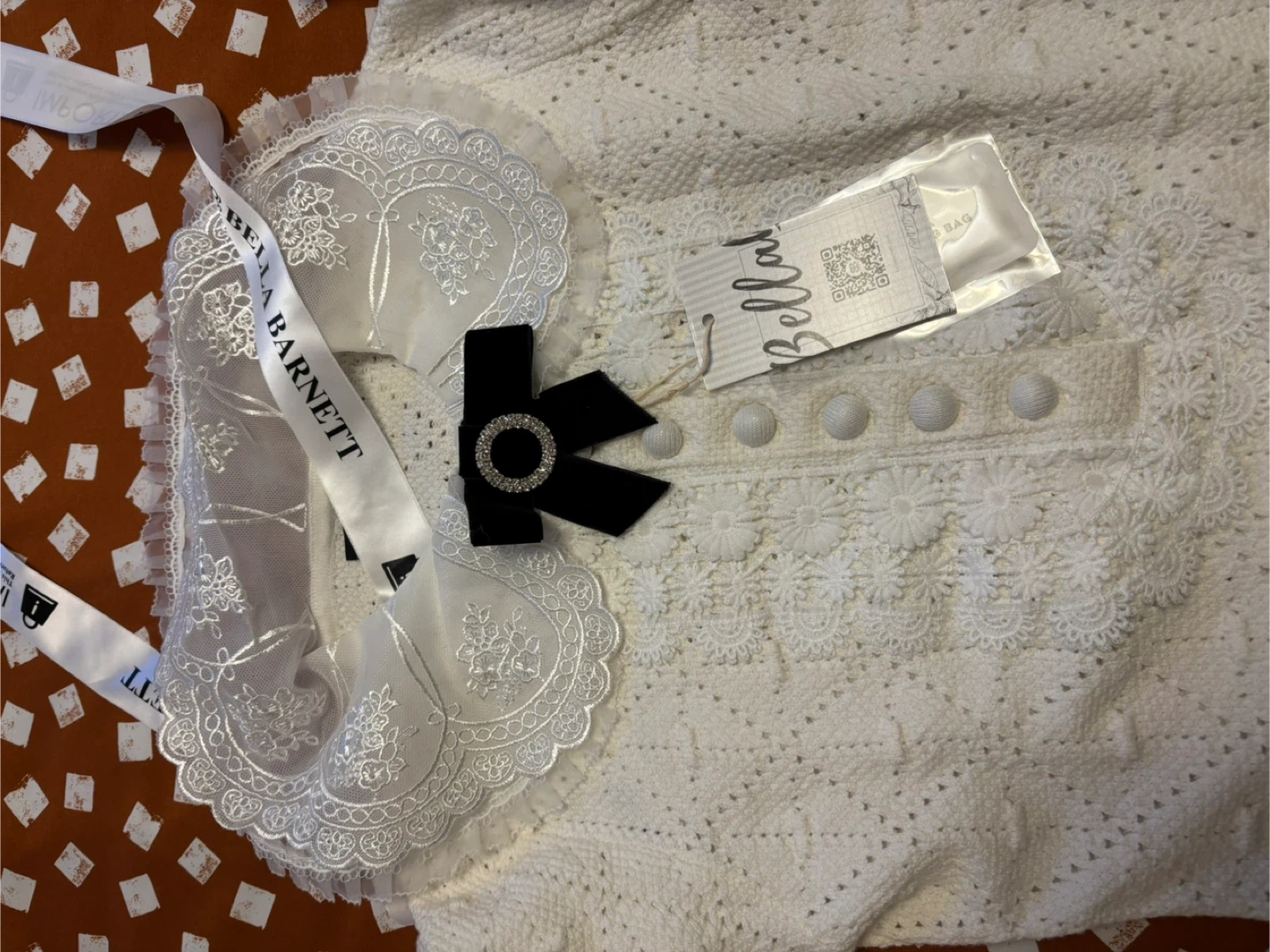 Bella Barnett White Crochet Mini Dress - photo 3