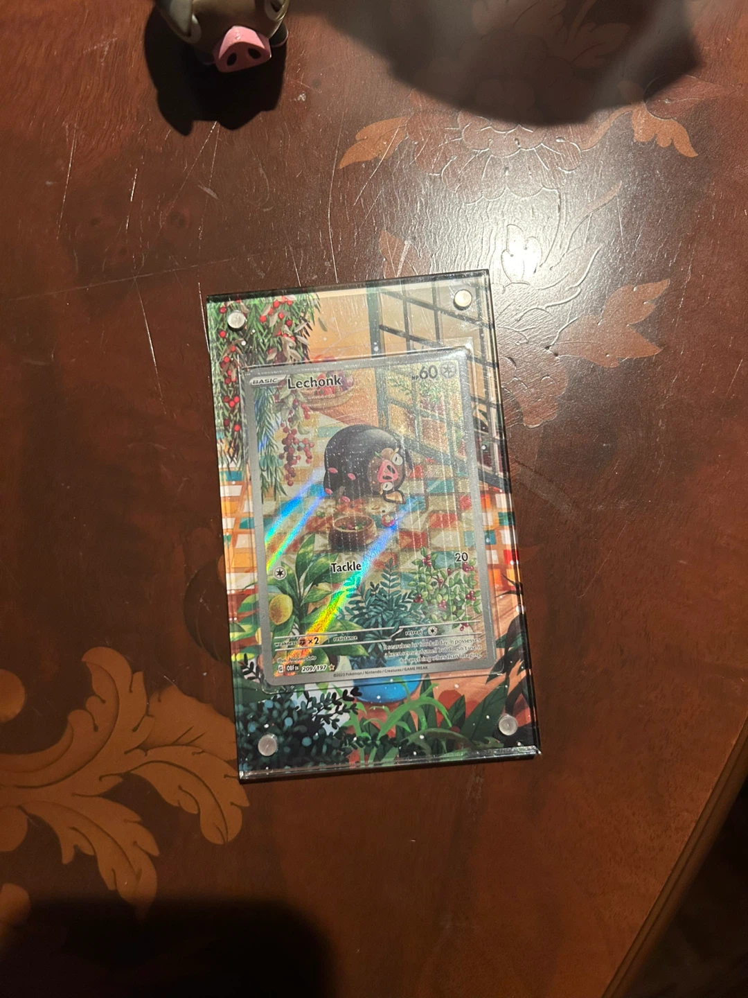 Pokemon Lechonk Trading Card