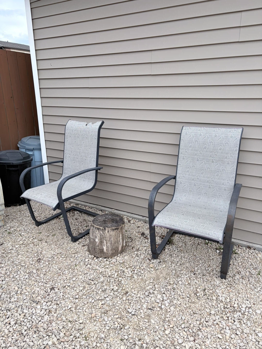 Outdoor Patio Dining Set - 6 Chairs & Glass Table - photo 2