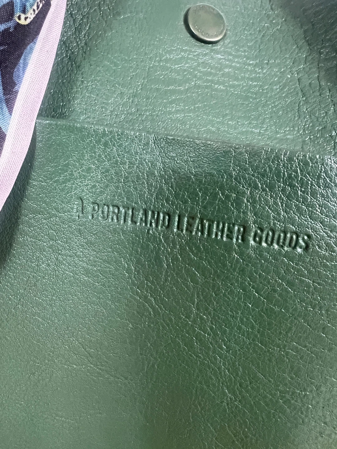 Portland Leather Goods Crossbody Tote Bag - Green - photo 2