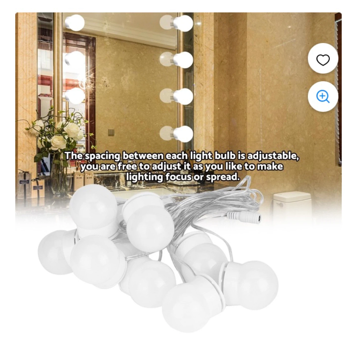 10 LED Vanity Mirror Lights - photo 4