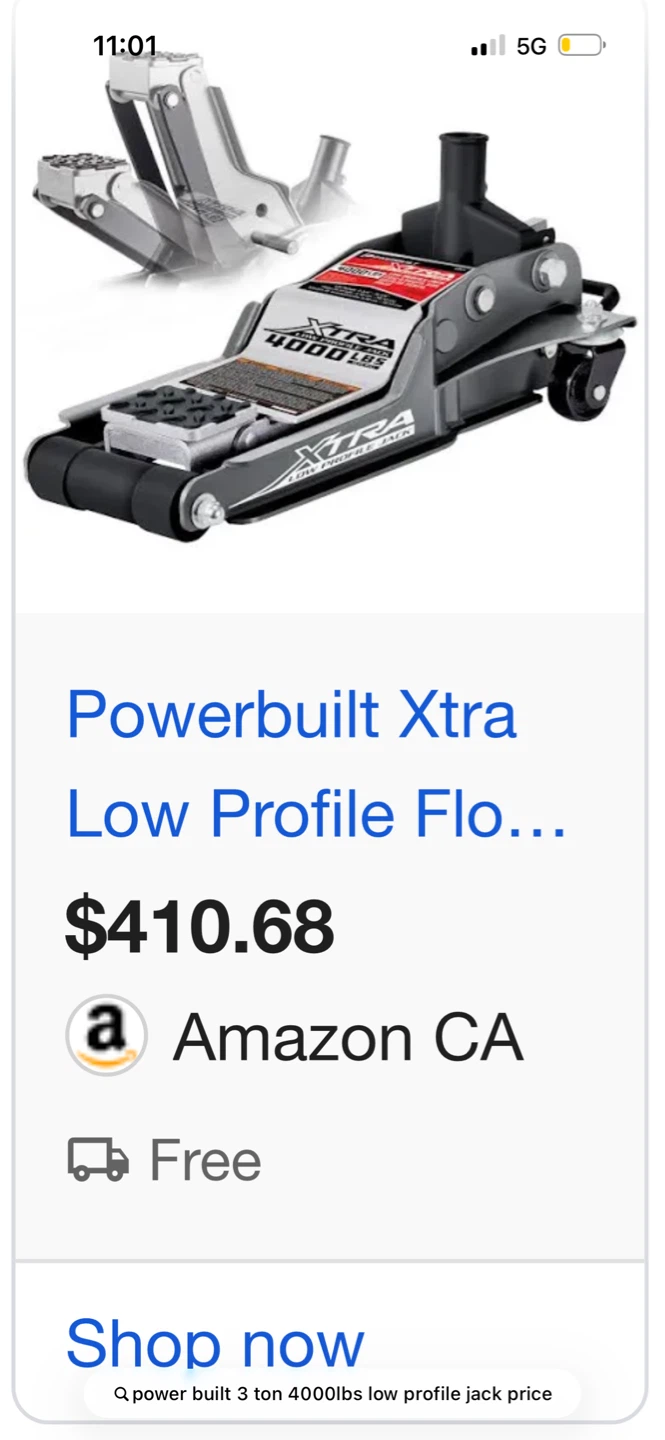 Powerbuilt Xtra Low Profile Floor Jack 4000 lbs - photo 3