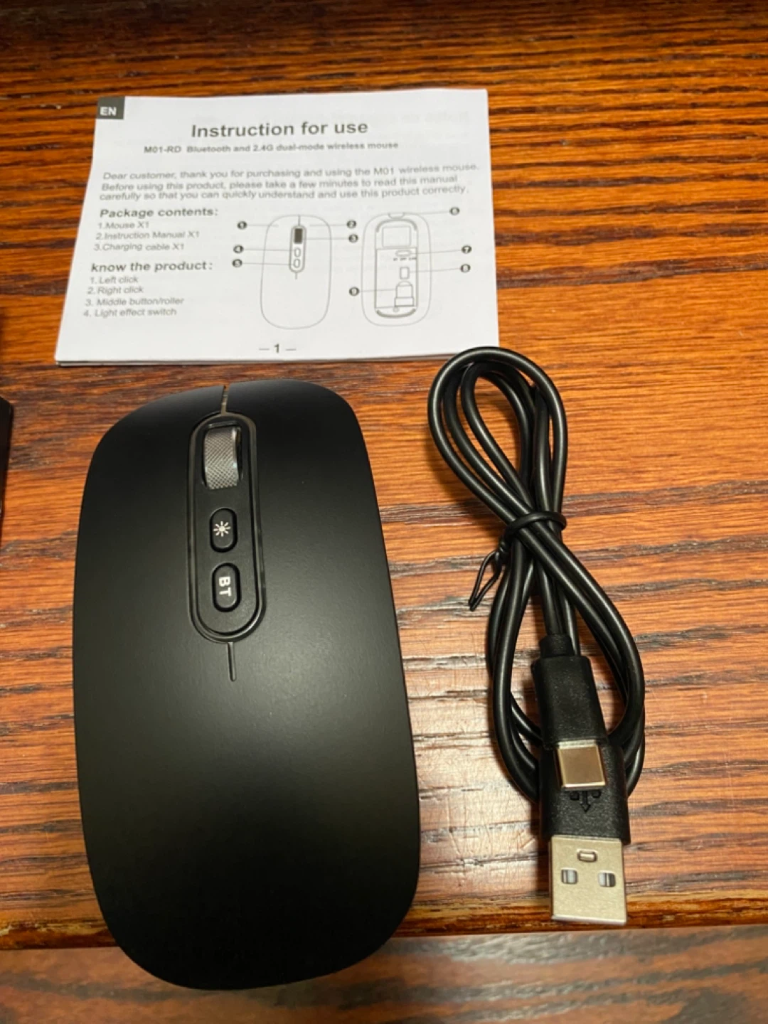 PINKCAT Dual Mode Wireless Mouse - photo 2
