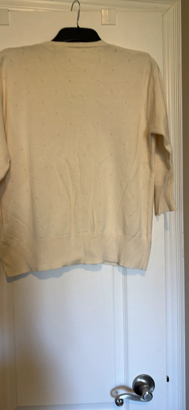 Cream XL/TG Cardigan Sweater - photo 2