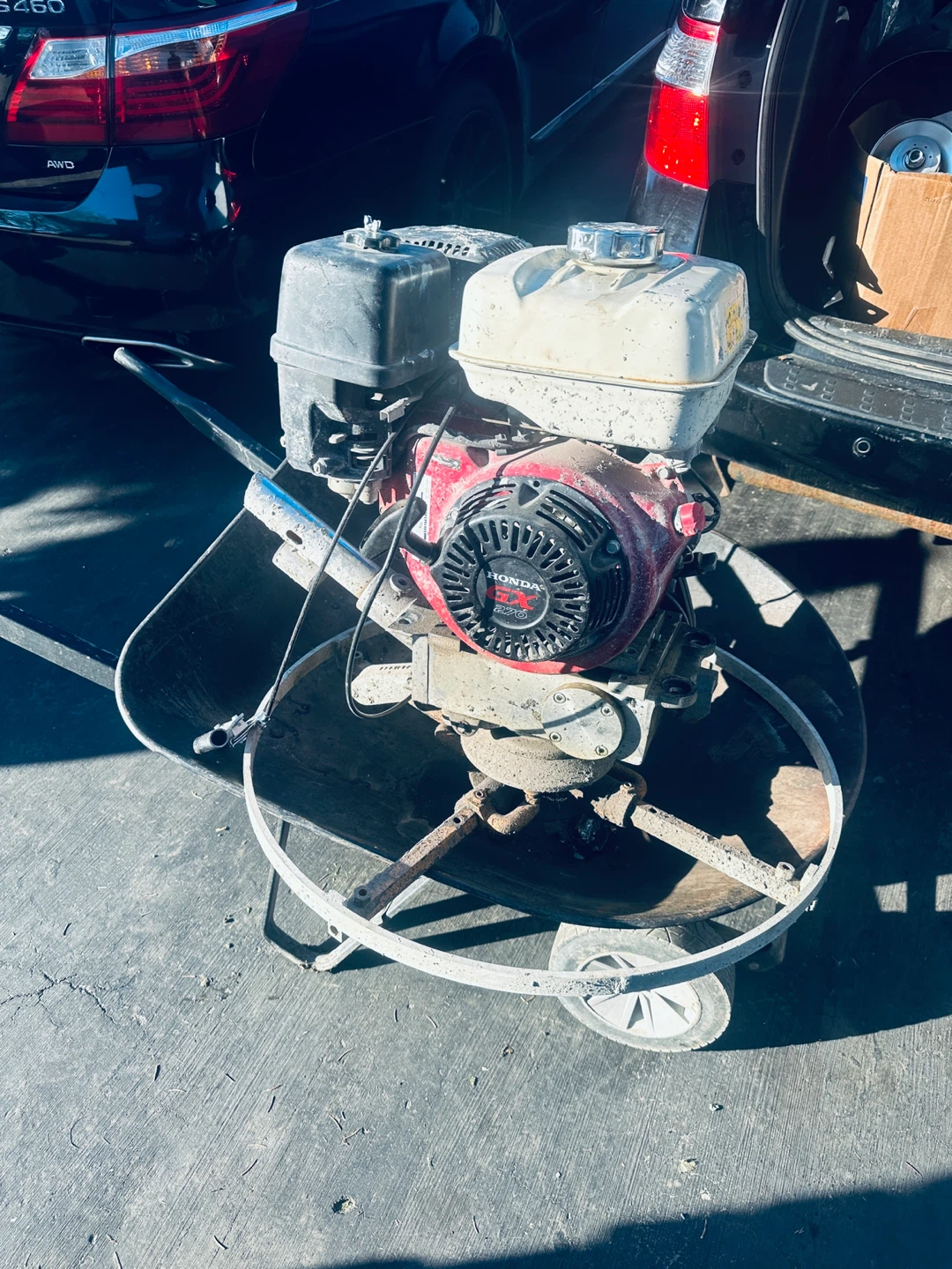 Honda 270 Powered Concrete Trowel
