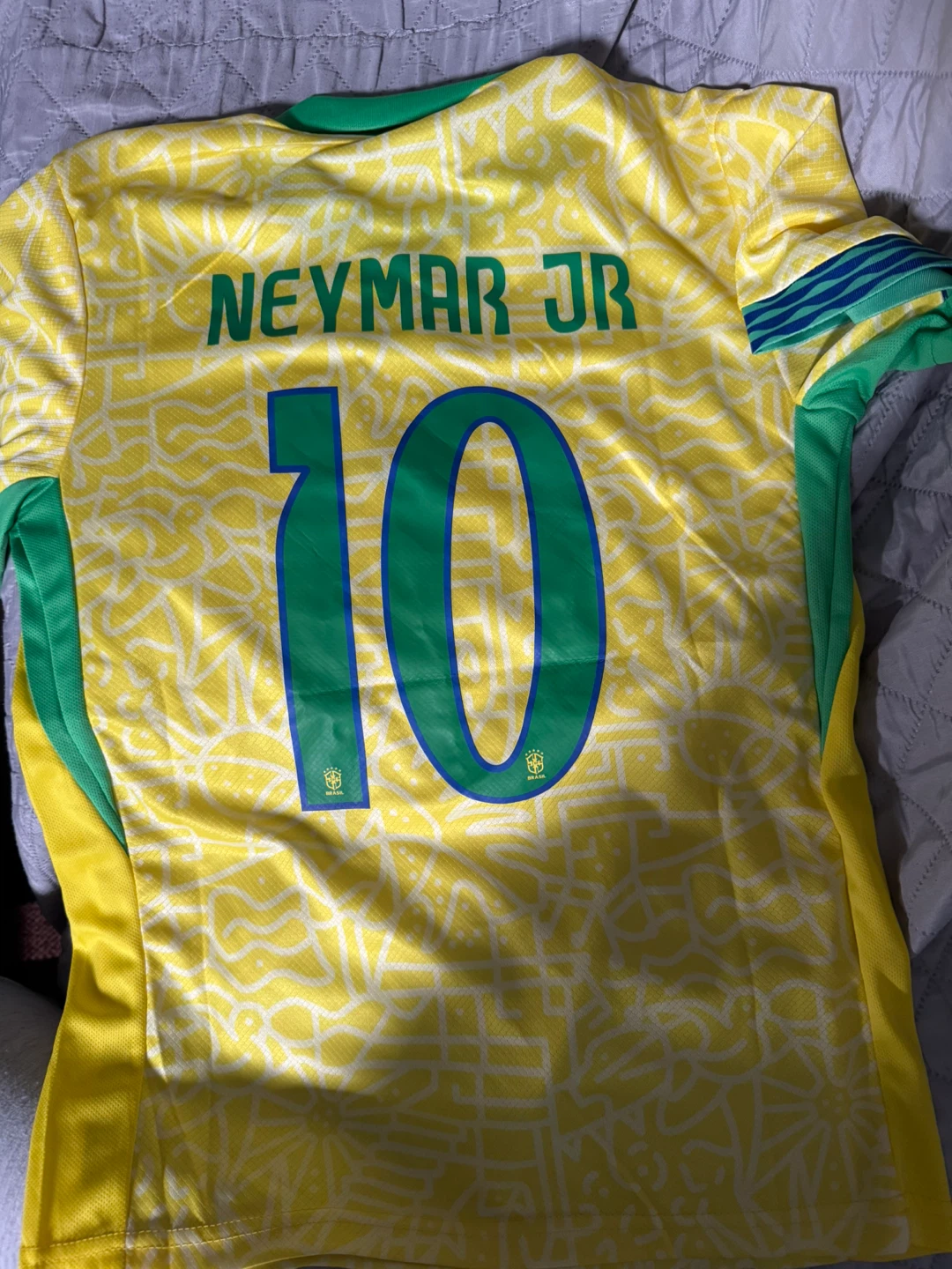 kids Dri-FIT Brazil Neymar Jr. 10 Soccer Jersey - photo 2