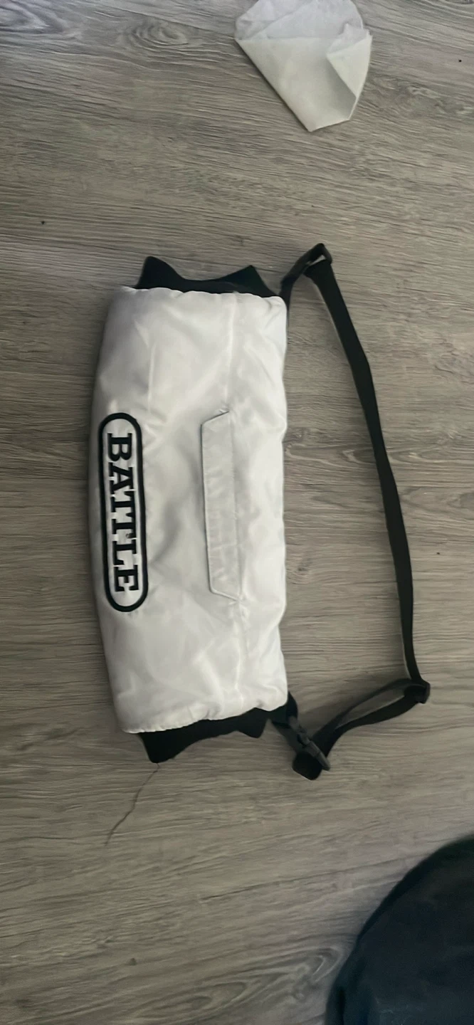 Battle White Football Hand Warmer