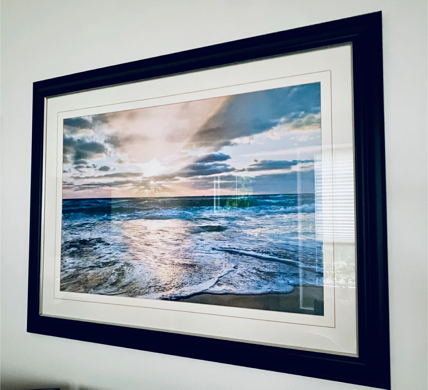 BEAUTIFUL SUNRISE FRAME PAINTING 35 by 45”