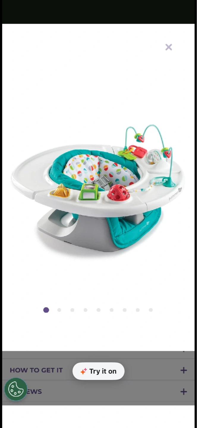 Summer Infant Sit Me Up Seat & Activity Center