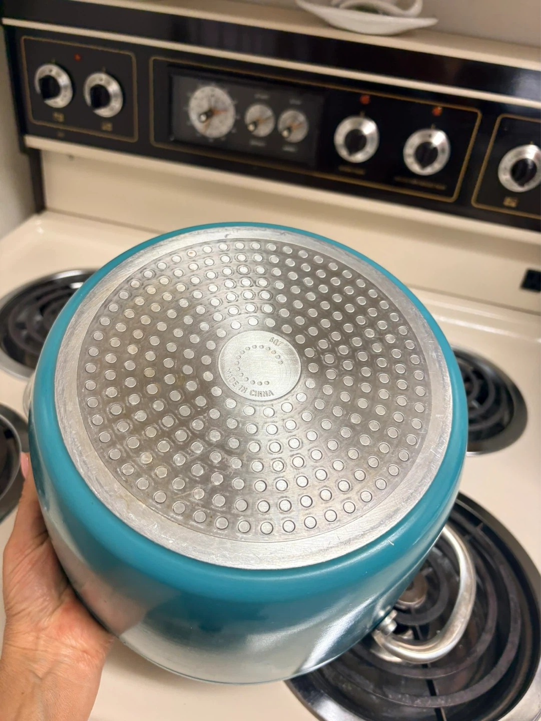 Curtis Stone Teal Pot with Lid
