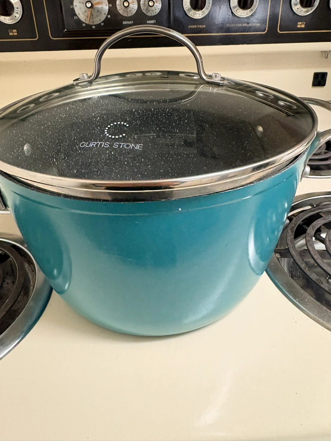 Curtis Stone Teal Pot with Lid - photo 2